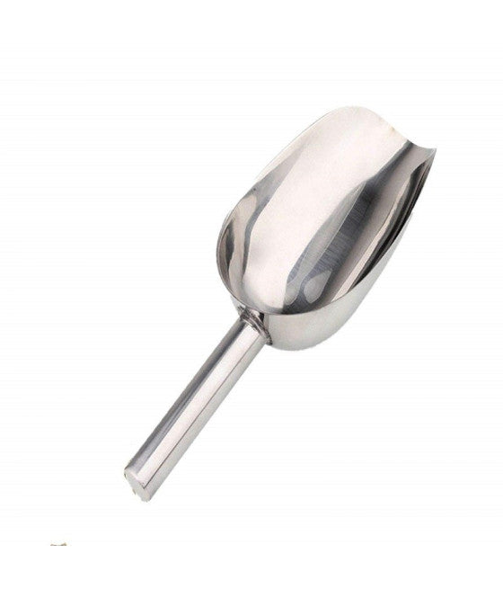 11cm Hoja de acero para animales Recoger excremento Feed Feed Doser Croquettes de arroz