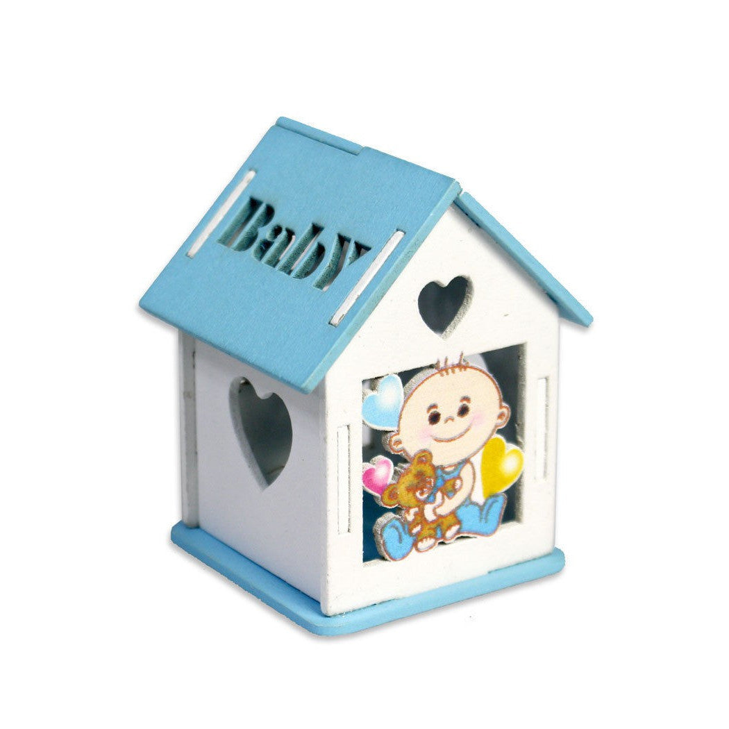 12 box door confetti cottage favor baptism birth baptism male