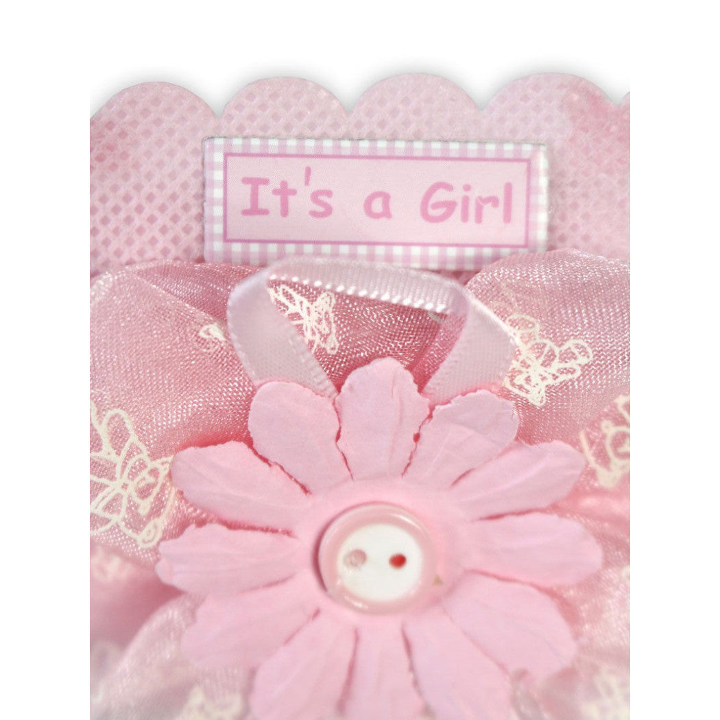 12 Caja de la puerta Confeti con flauts Favors Favores Bautismo Bautismo Pink