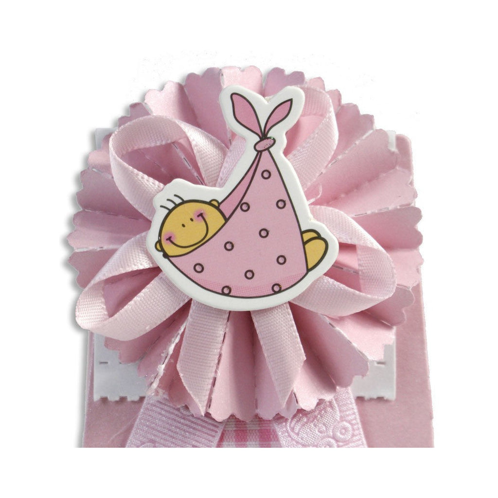 12 Caja de la puerta Confetti Favores de boda Bautismo Bautismo Chica Rosa Mujer