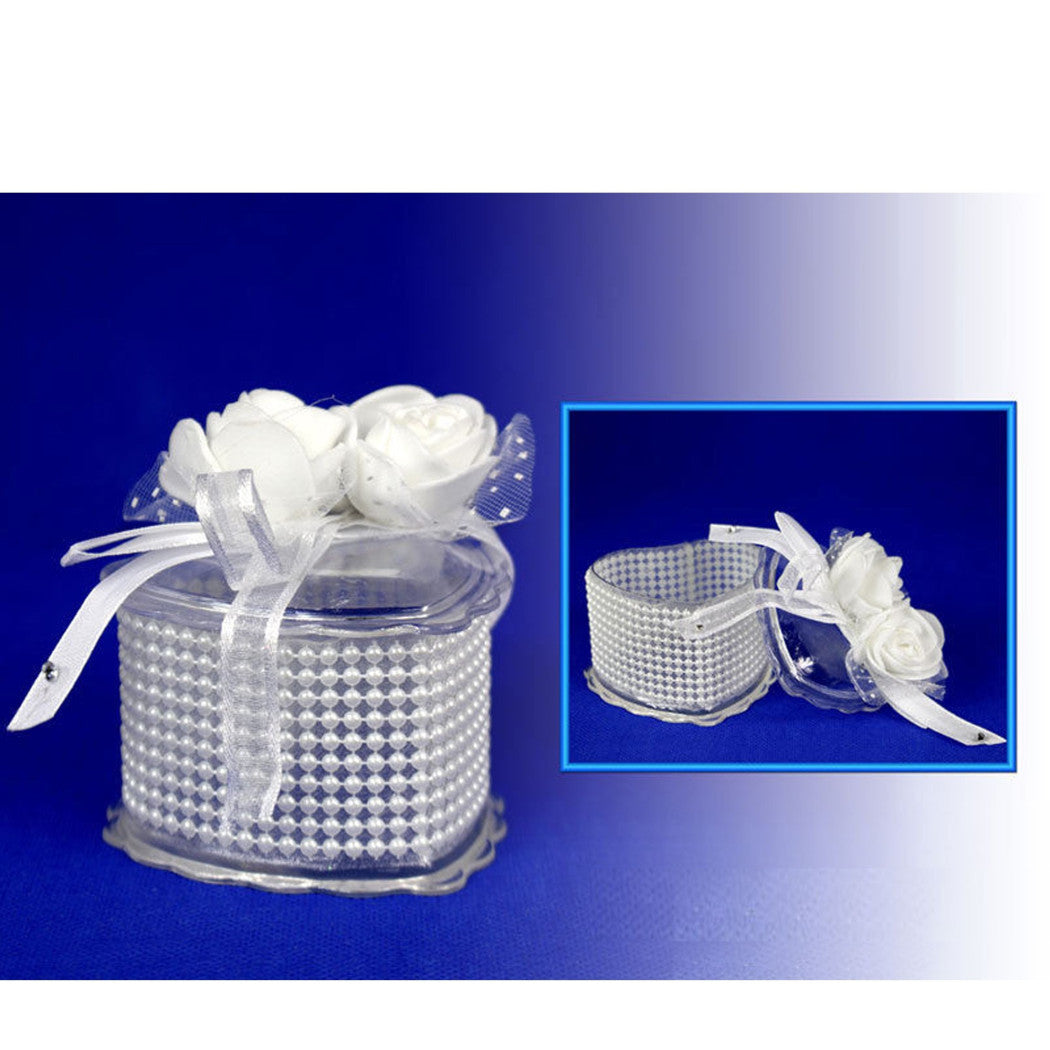 12 Caja en forma de corazón corazón boda boda favor de la boda Comunión