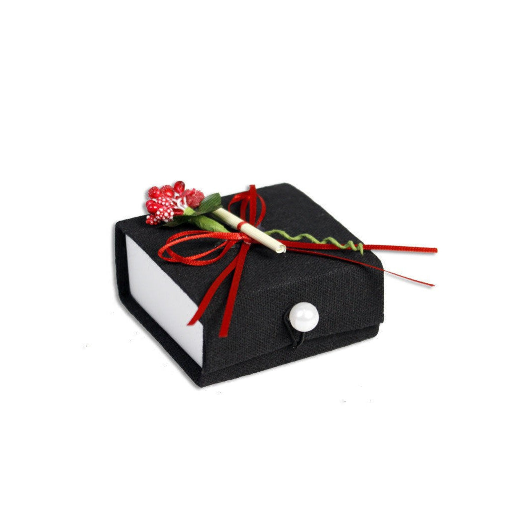 12 Caja en tela con puerta de pergamino Confeti Barra de grado Bomber