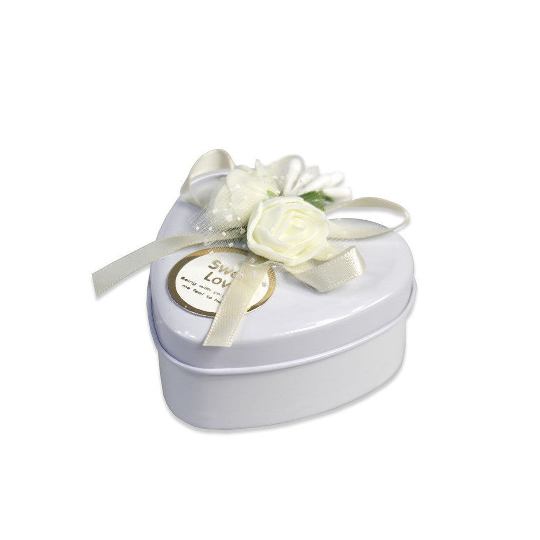 12 cajas de hojalatas en forma de corazón favorece el soporte del soporte del marcador