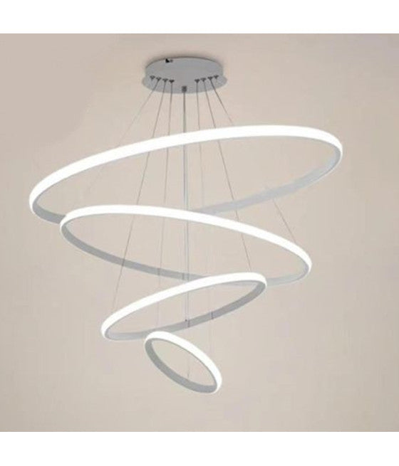 LAMPADARIA LAMPADA 6 PENDIENTES CONDICCIÓN COUNTRY LIGHT LED APPLIQUE DESIGN