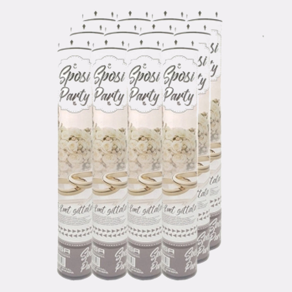 2 tube tube shooting white large gylish cannon 60 cm wedding party