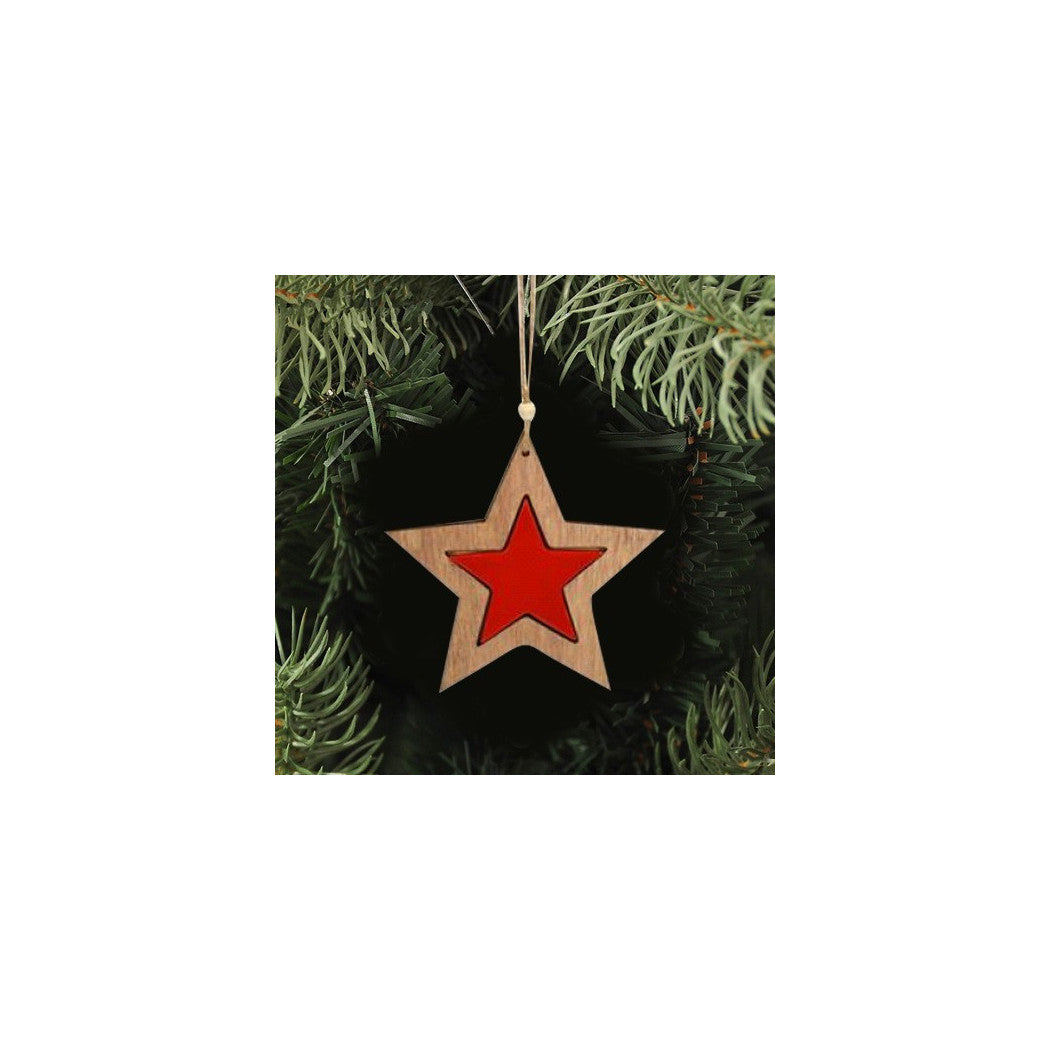 3 Perchas Navidad Navidad Estrella Árbol Rojo corazón Decoraciones