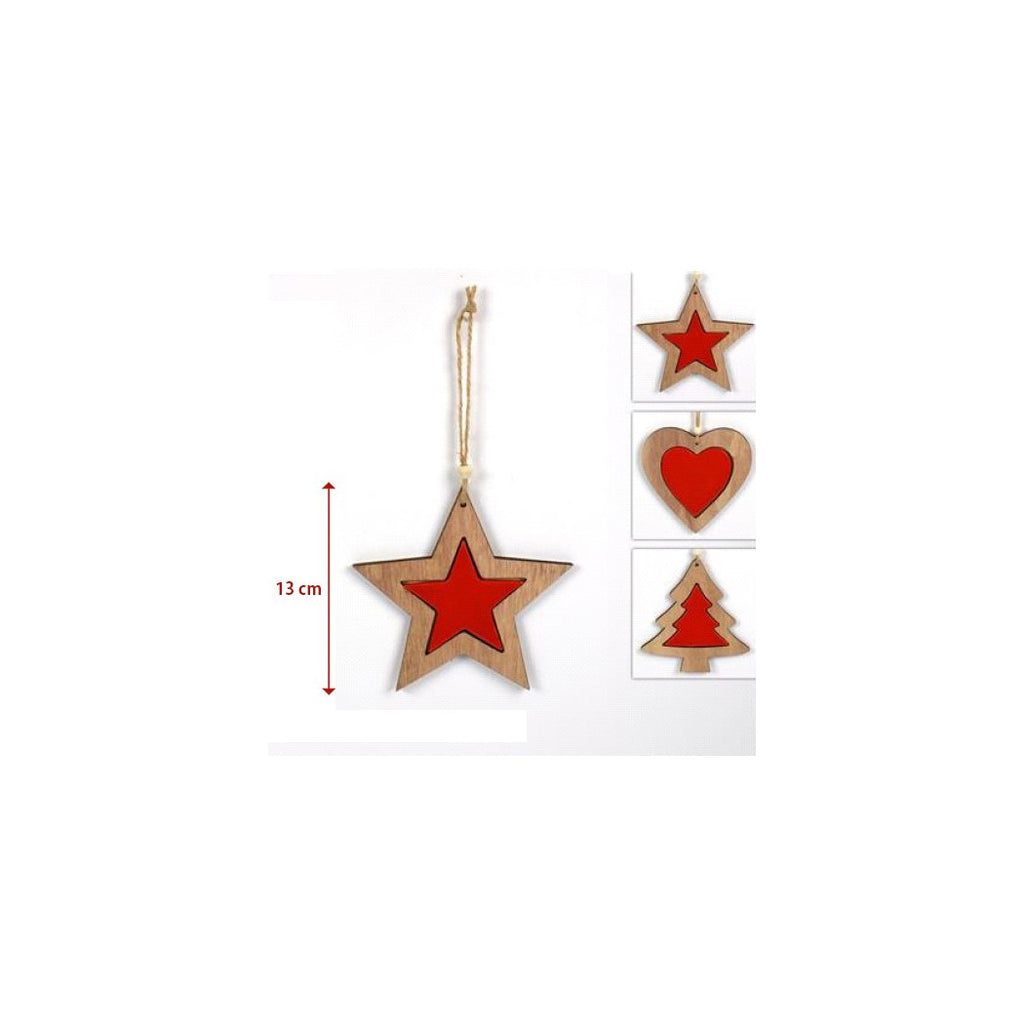 3 Perchas Navidad Navidad Estrella Árbol Rojo corazón Decoraciones