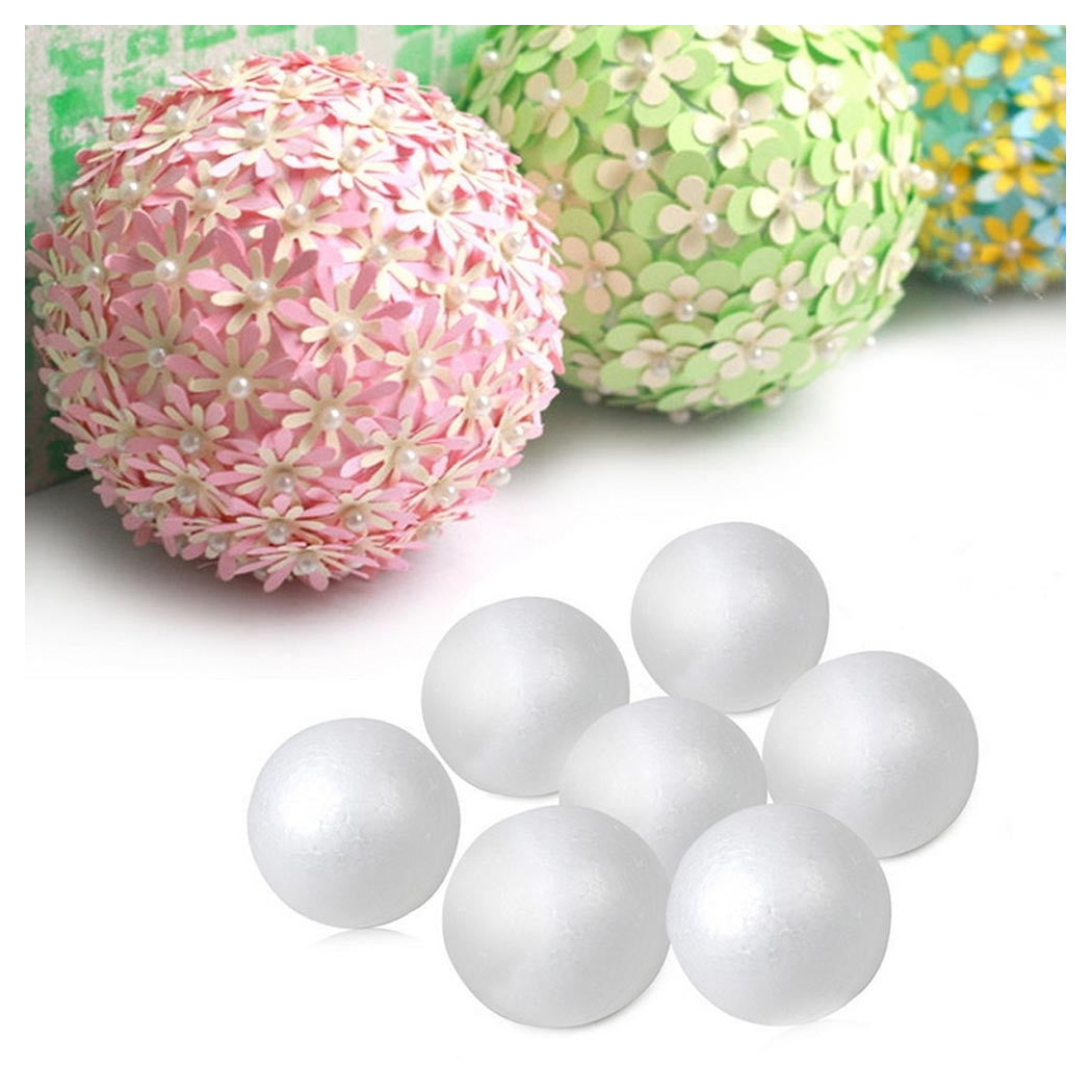 6 ESFERES BOLAS DE POLICITRENO Diámetro 12 cm Decoración navideña decoupage