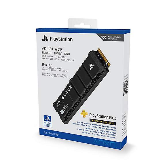 8TB WD BLACK Internal SN850P NVMe™ SSD Game Drive