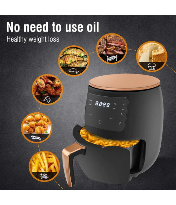 Freidora eléctrica caliente Cesta de cocina saludable 5L 1800W