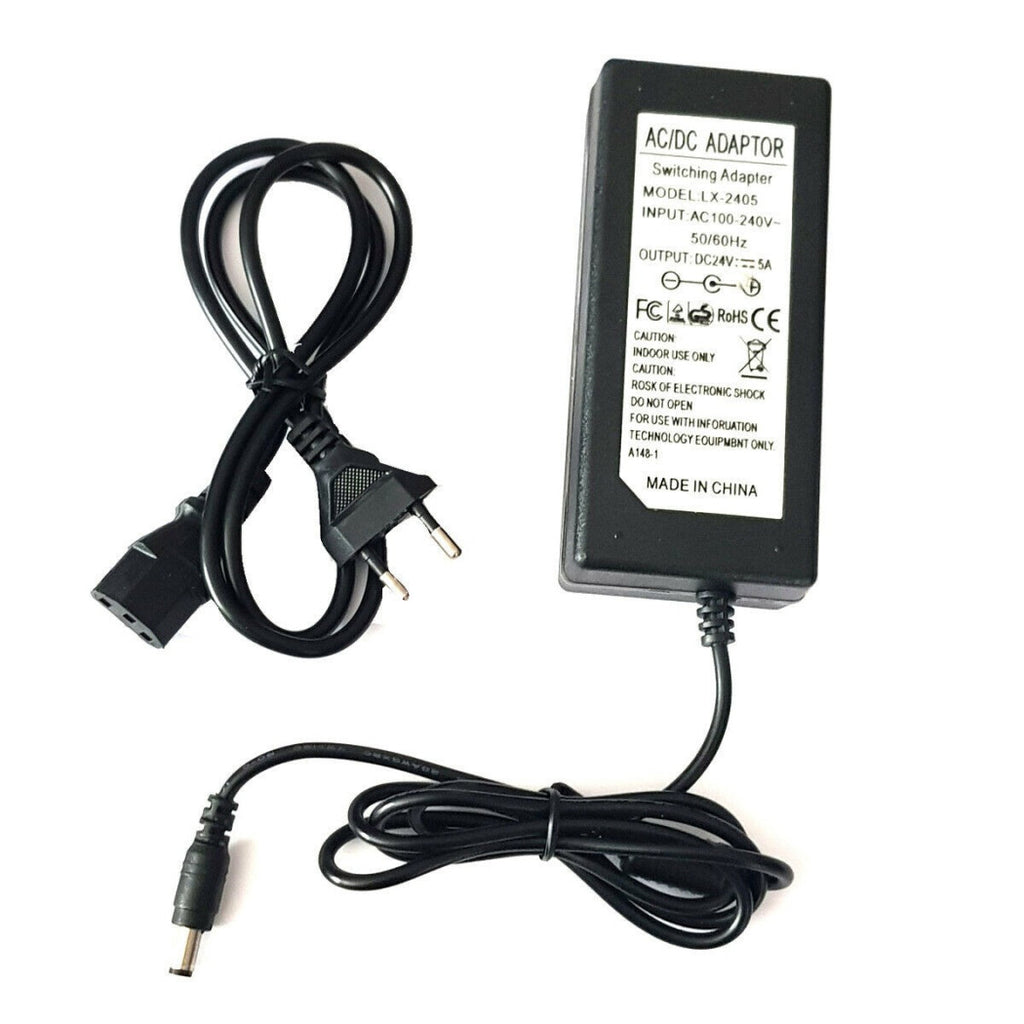 ALIMENTER TRASFORMER STABILIZZATO TELECAMERE LED FURNITURE 24V 5A