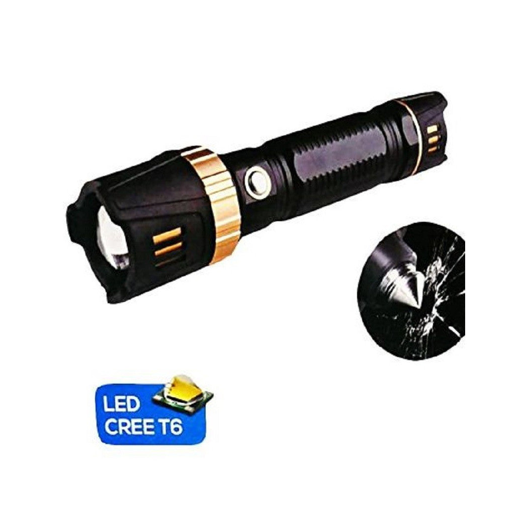 Antorcha LED eléctrica recargable High Power Break Vidrio Casa de vidrio