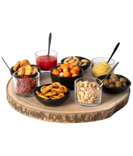 9 Cubos de piedra oleare naturales grises para el whisky hielo refrigerante