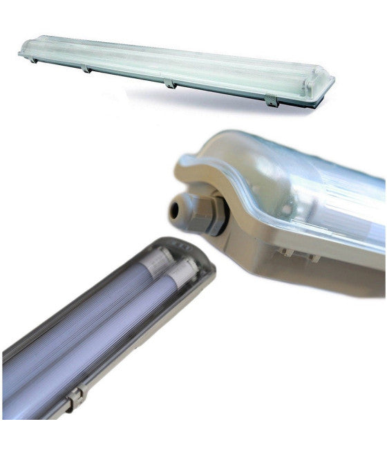 10W TUBO NEON 75CM LED PLAFONIERA T5 LUZ BIANCO FRED 6500K CAVO