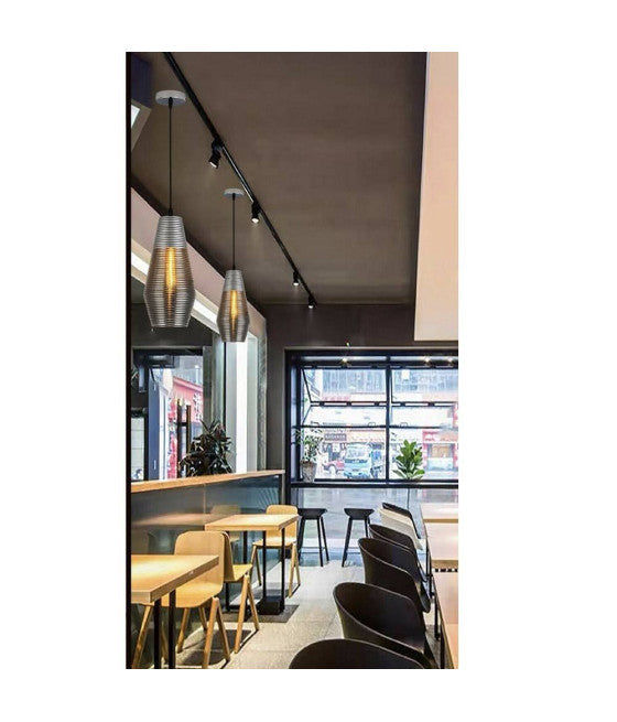 Lámpara colgante araña esférica redonda cerrada cristales de techo luz led diseño