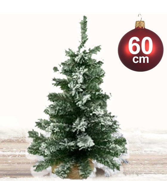 Percha de madera de la forma de estrella con ramas y bolas 42cm Decoración de Navidad blanca