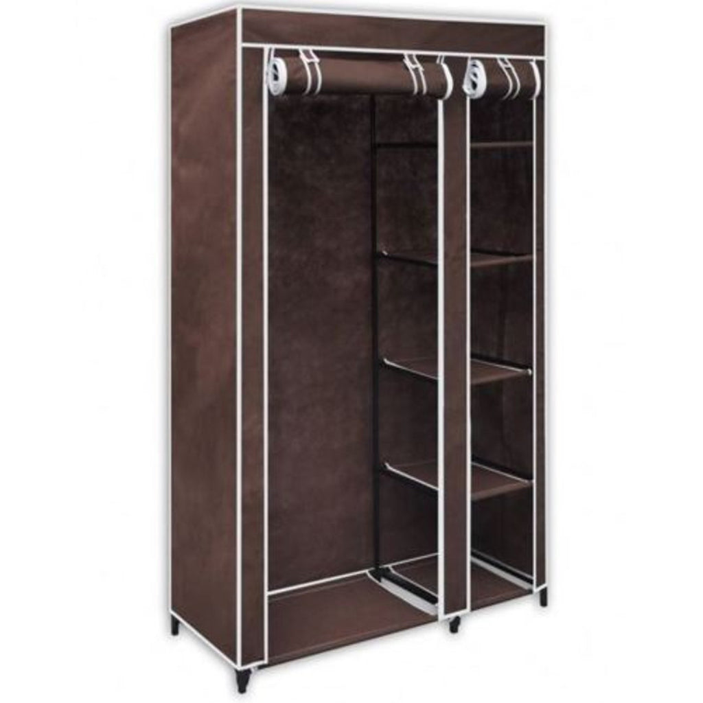 Armario de tela de vestuario TNT 110x46xh175cm abrigo suspensión de acero