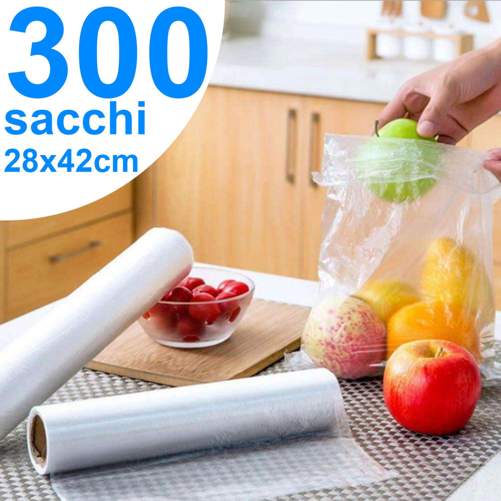 Bolsas de congelador de rollos para alimentos 300 Frigorífico Bolso congelador 28x42cm Frost