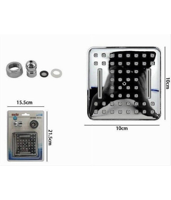 Cabezal de ducha de ducha 3 jets manguera anti-escala 1.5mt pared 83008