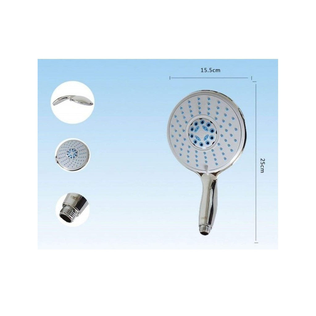 Brazo de ducha universal ESY_52053 Teléfono 25x15.5cm Ducha Ducha 3 Jets