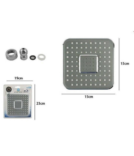 Mezclador de efecto lluvia de cabeza de ducha 26x17cm CHROME Baño Ducha 92001