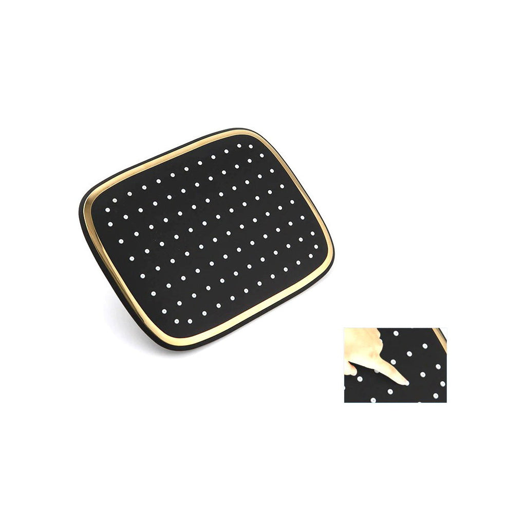 Cabeza de ducha Casca rectangular Cascada efecto lluvia 8 "23.5 x 17.5 cm