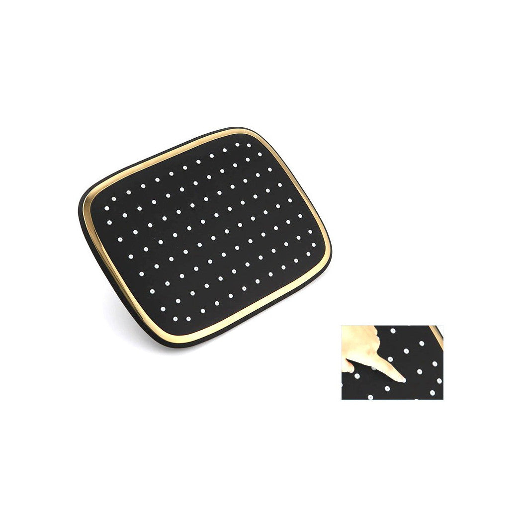 Cabeza de ducha Casca rectangular Cascada efecto lluvia 8 "23.5 x 17.5 cm