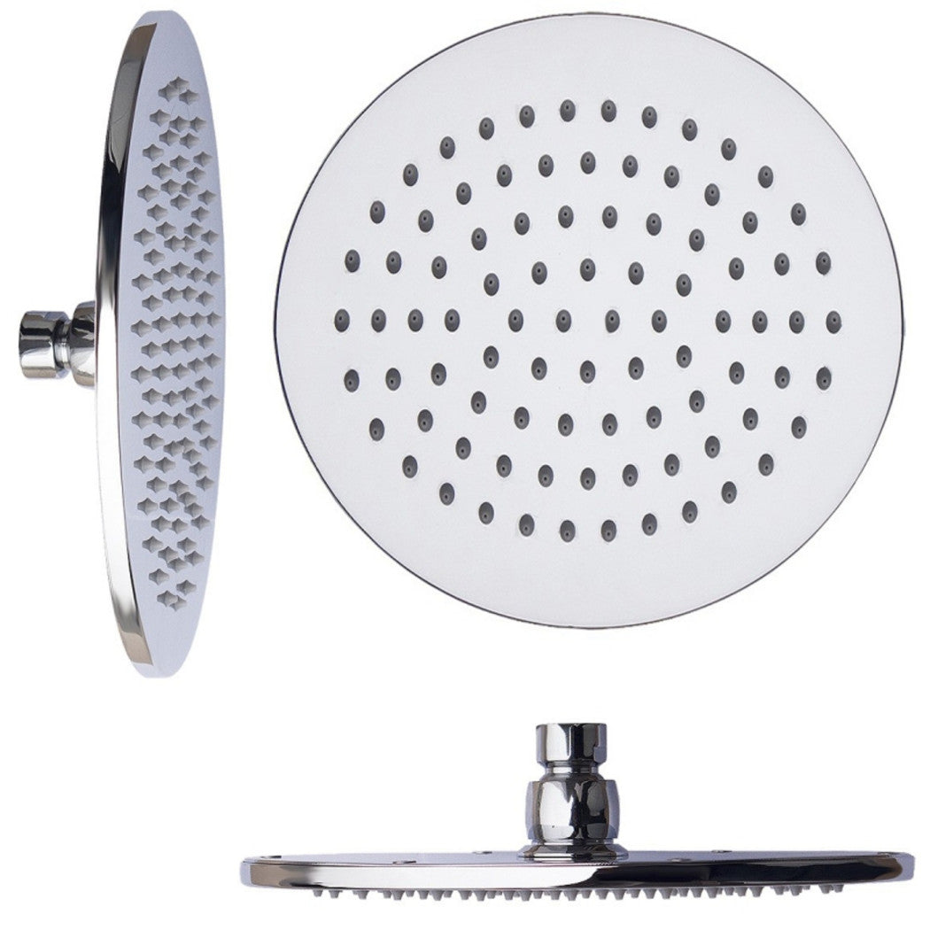 Cabezal de ducha 4 "10 cm de acero redondo estándar ajustable ajustable ajustable