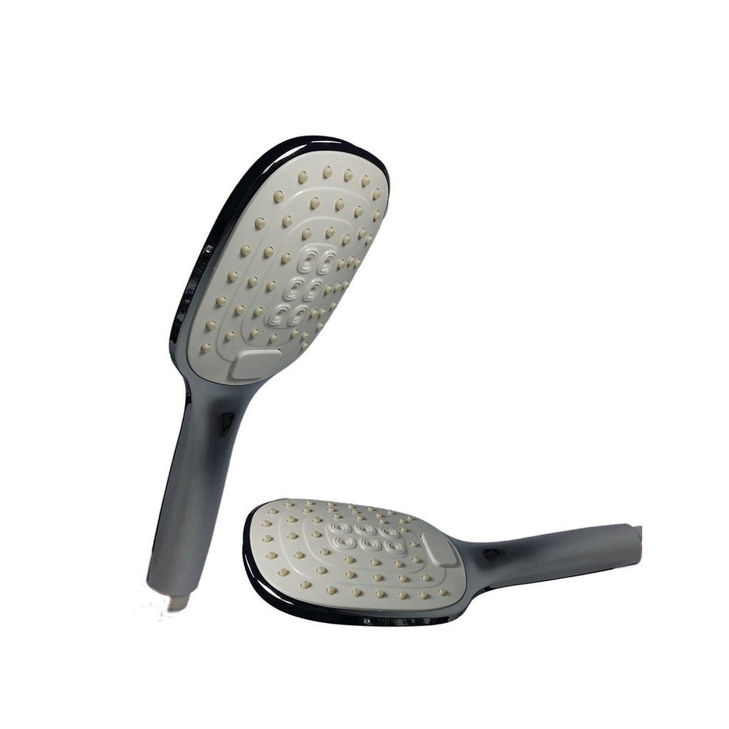 Cabezal de ducha de ducha 3 jets anti-balas con botón de reemplazo 82006