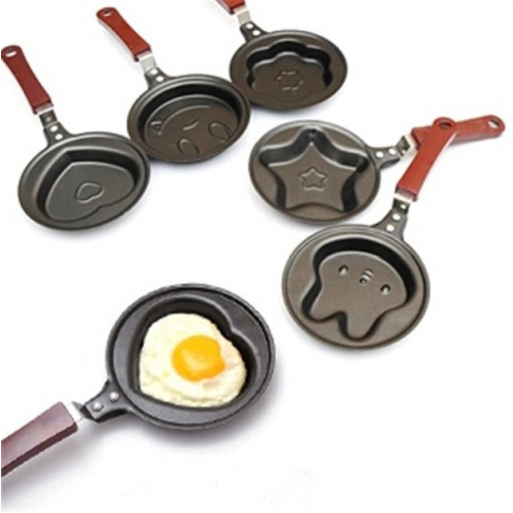 Cacerola de cacerola con varias formas de manga antitherente dulce tortilla