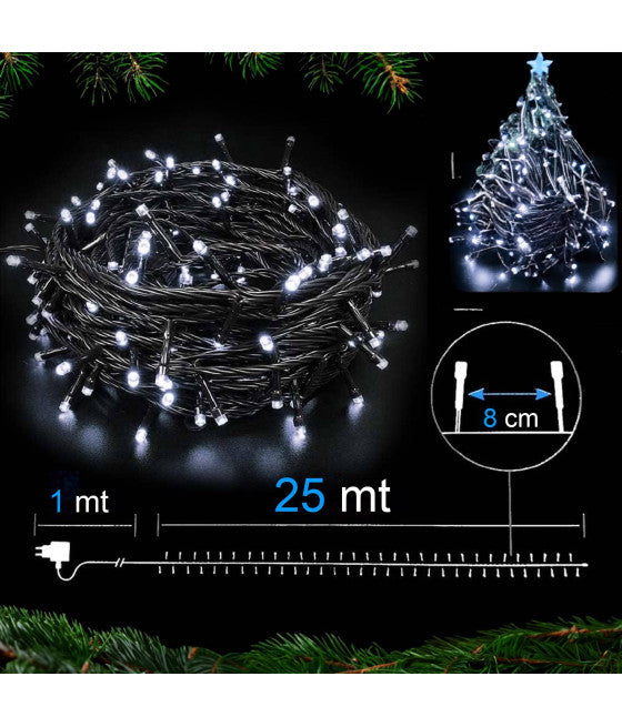 Navidad Árboles de fibra óptica 120 cm 140 puntas 18 estrellas verde color