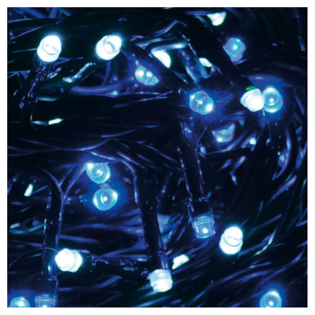 Cadena luminosa 1000 luces LED Árbol Navidad Firflies Blanco Frío Azul al aire libre