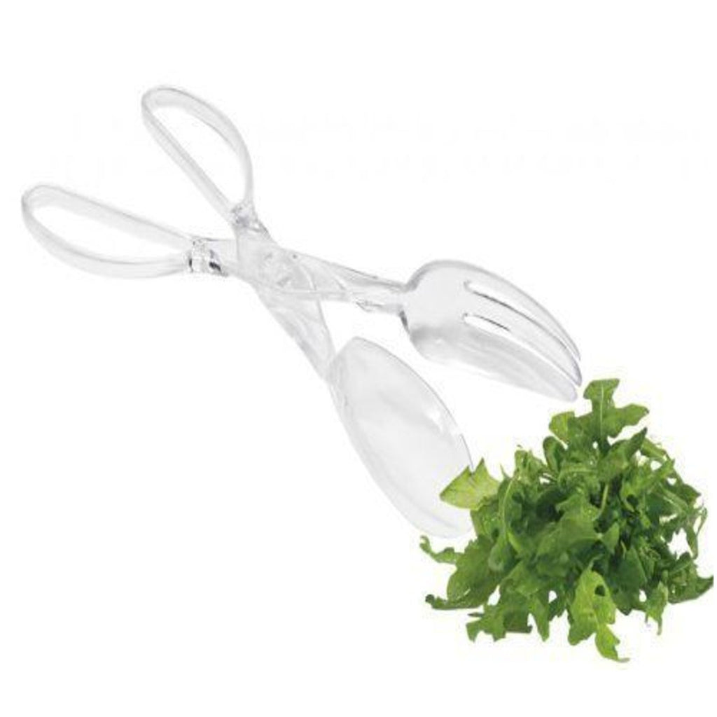 Calibrador de tijera de plástico transparente para alimentos de ensalada de alimentos