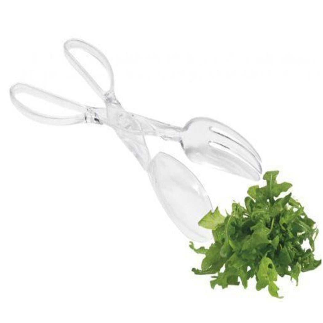 Calibrador de tijera de plástico transparente para alimentos de ensalada de alimentos