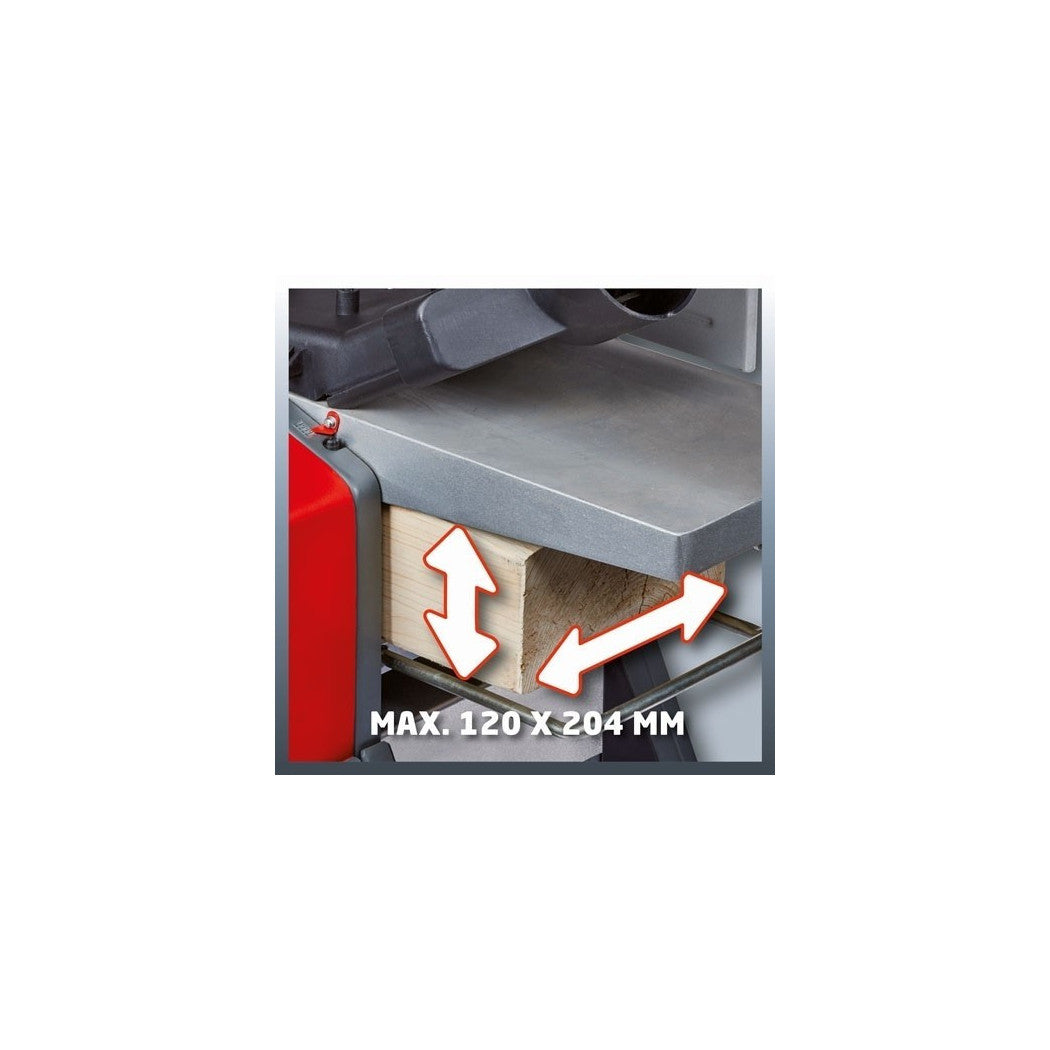 CANERA DE ALAMBRE Y ESPESOR EINHELL TC-SP 204 MOTOR 1500 W Inclinada 45 °