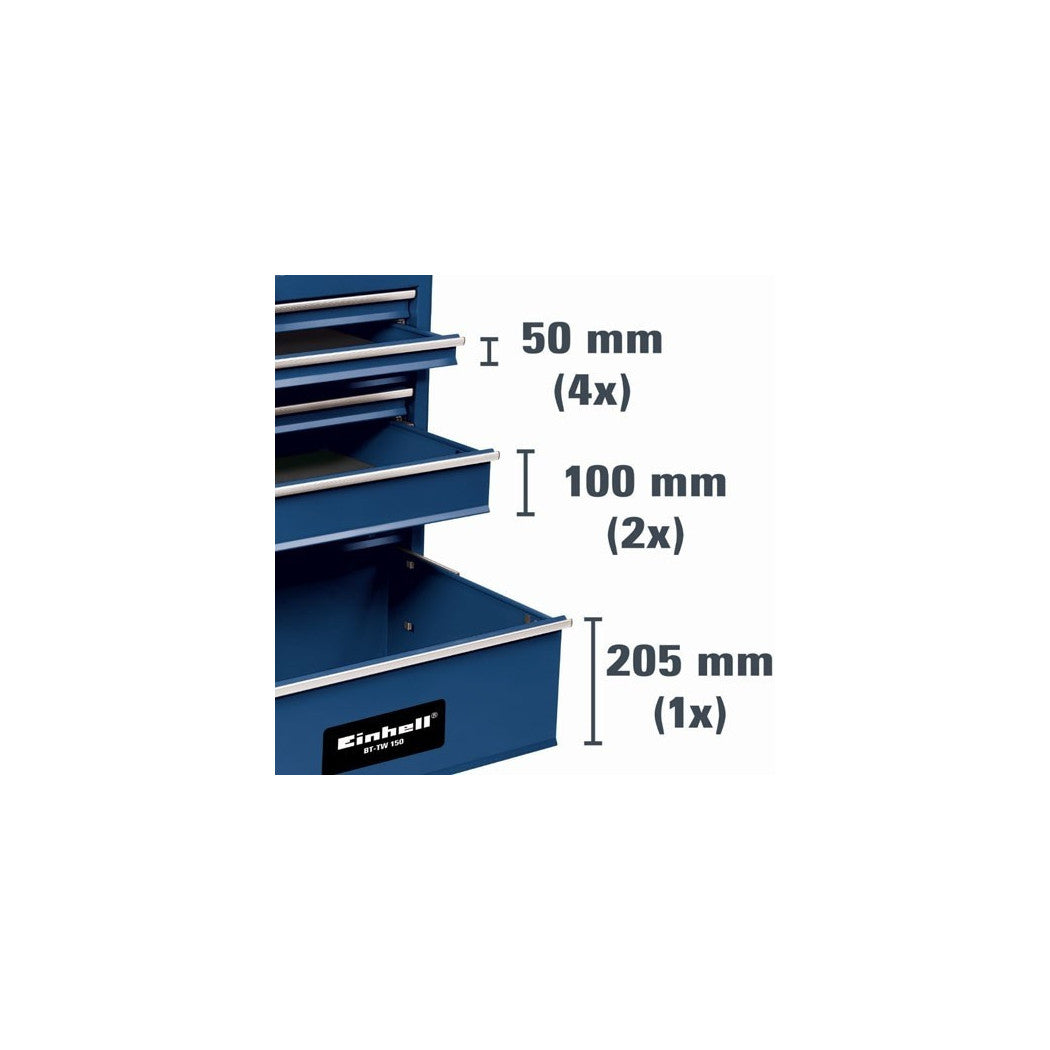 Carro profesional para titular de herramientas Ocicina y herramientas Einhell BT-TW 150