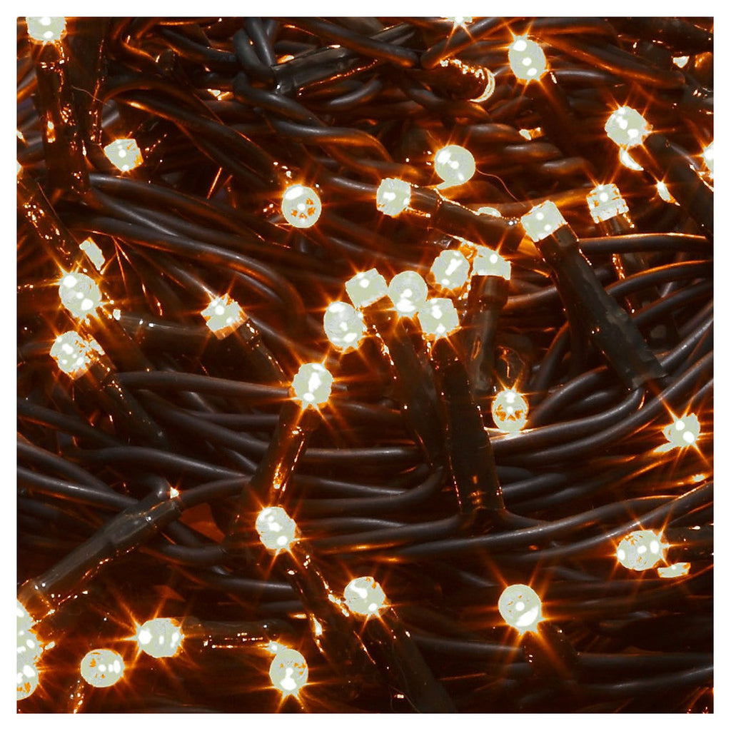 CATENA LUMINOSA 660 LUCI LED BLANCO BLANCO BLANCO CALDO CON CONTROL 8 FUNCIONES