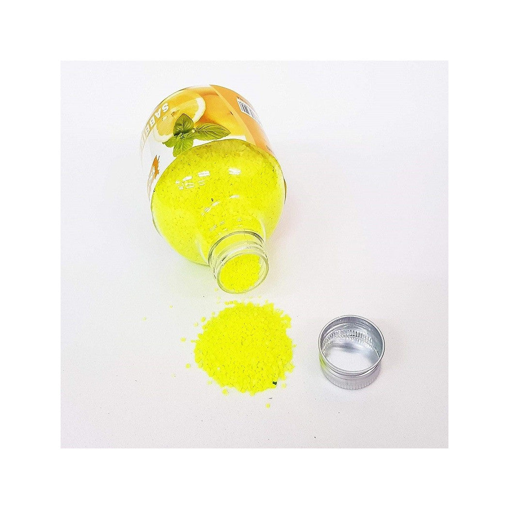 Cente de limón amarillo de arena con perfume decorativo granular 350G