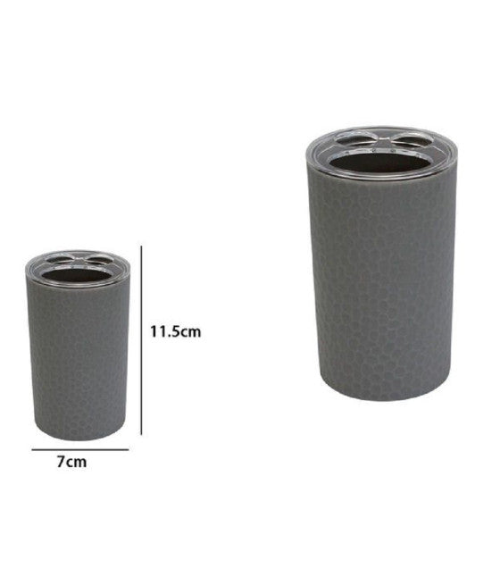 Set 4pcs bathroom mud window flower ceramic dispenser soap door soap glass toothbrushes