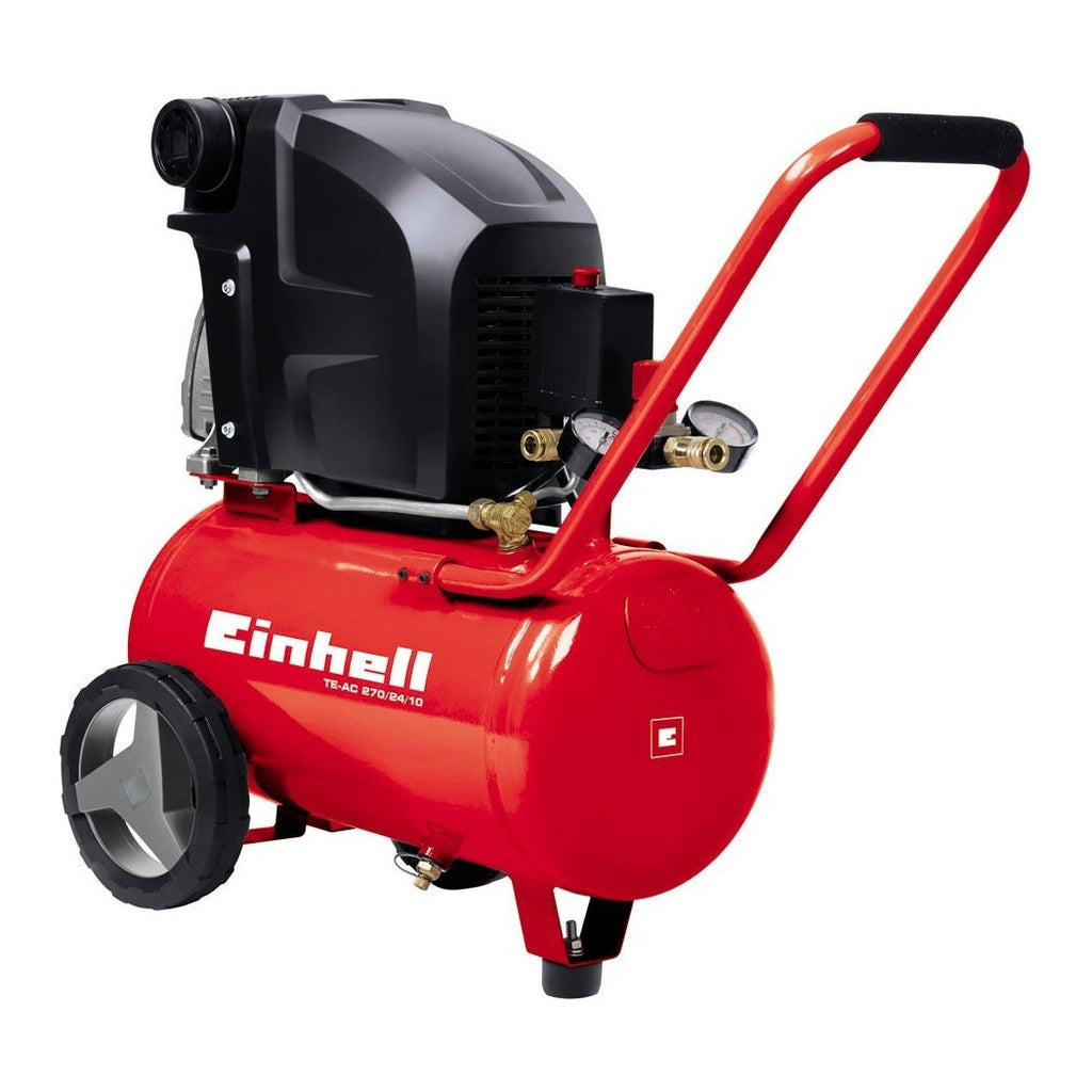 Compresor de aire 50 LT EINHELL TE-AC 270/50/10 Experto 2.5 HP 270 lt / min motor.
