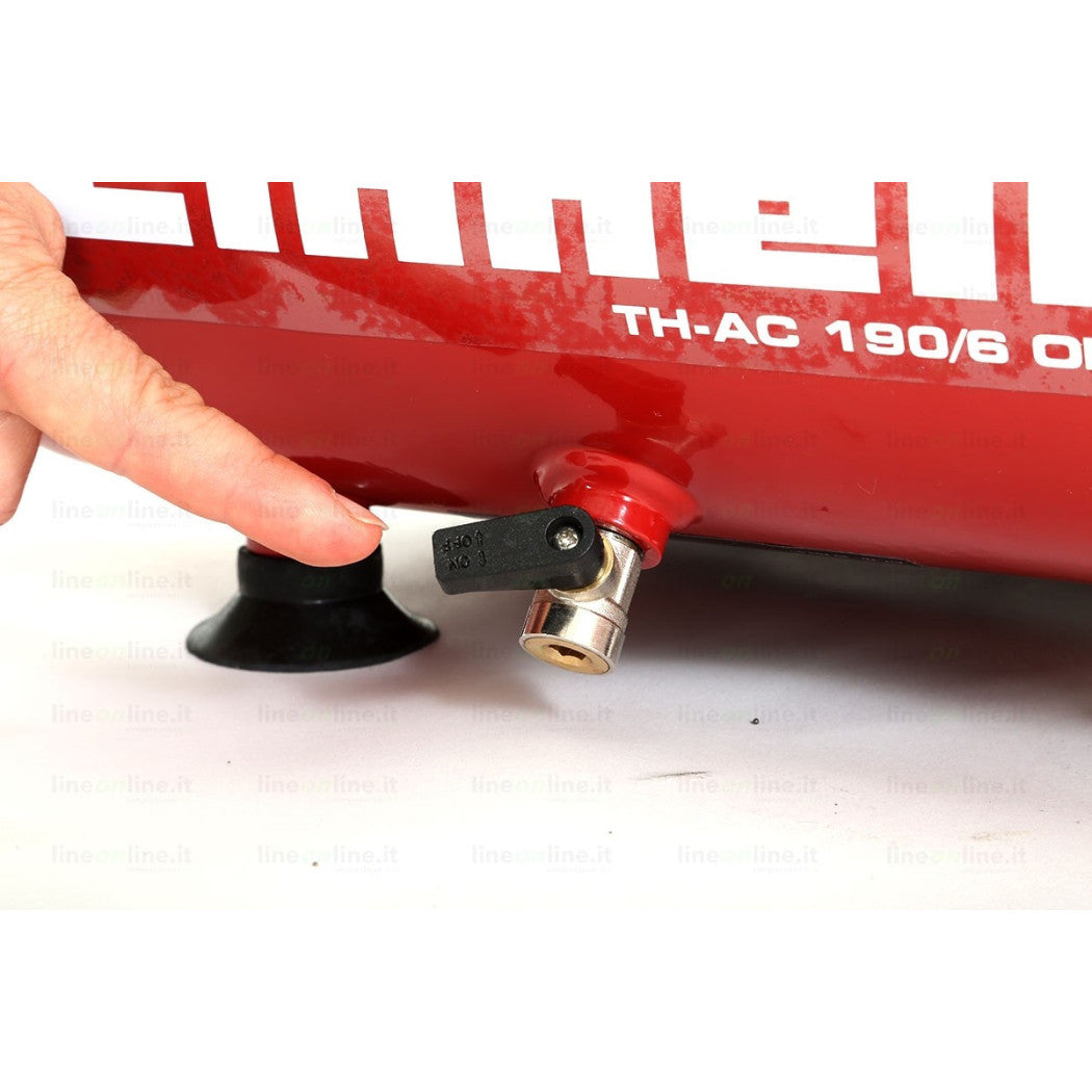 Compresor portátil 6 LT EINHELL TH-AC 190/6 DE 1.5 HP MOTOR