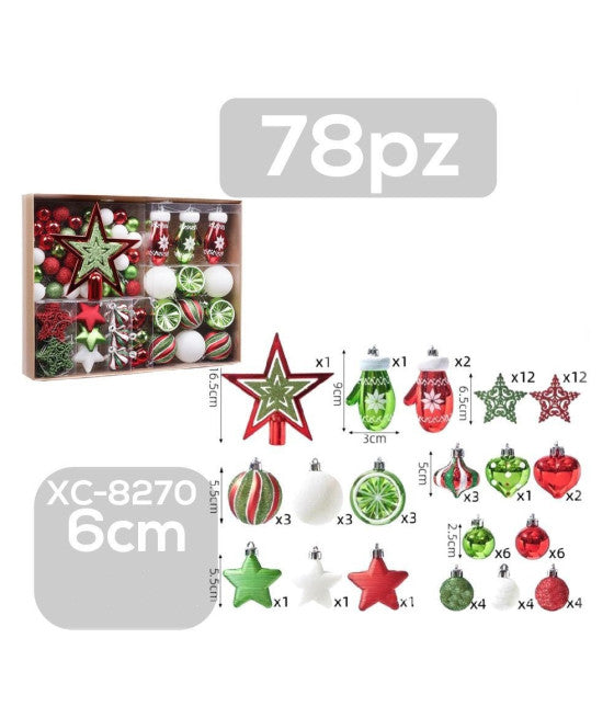 Set 3pcs Hojas de madera de madera de madera Varios medidas decoraciones navideñas