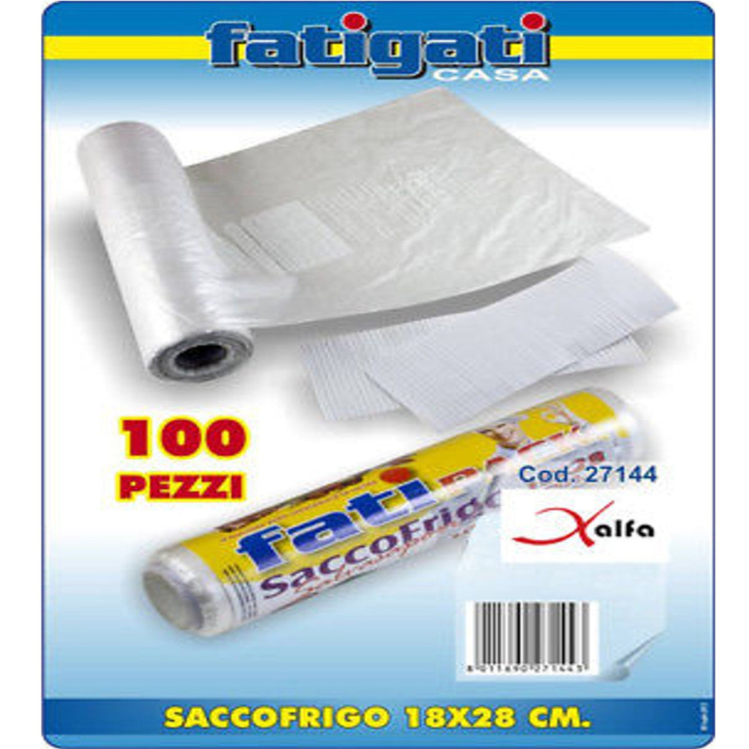 Conjunto de bolsas de escarcha de rollo de nevera y congelador de 100 piezas