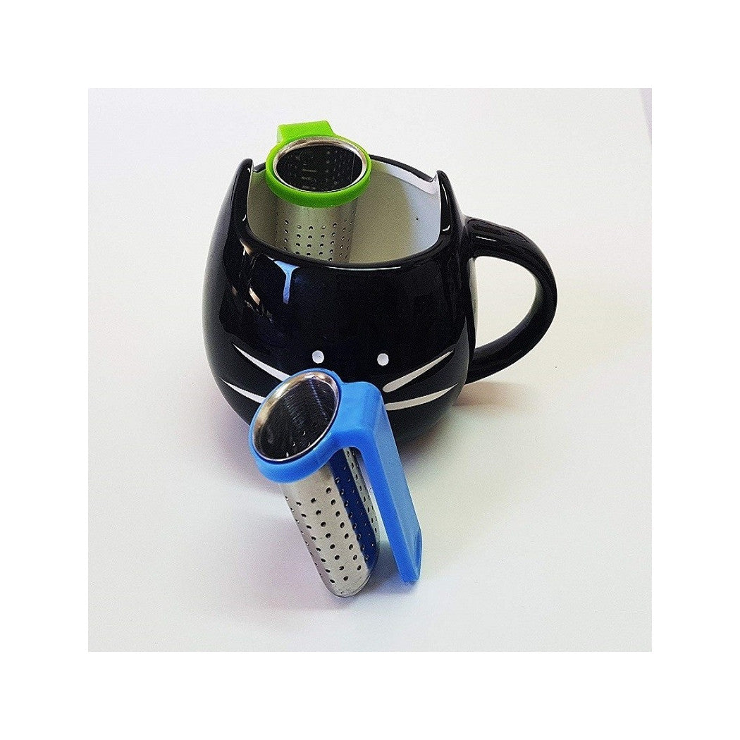 Conjunto de filtro de acero de 2pz para la salud del infusor con metales de la manija