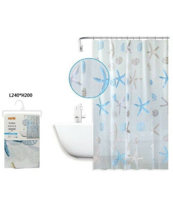 Soporte de cortina de ducha en baño de acero gris 80x80x80 Barra de barra de palo marco curvado