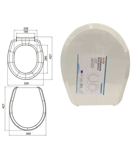 Cubierta de agua cubierta asiento wc universal baño bisagras acero pescado ros dfh