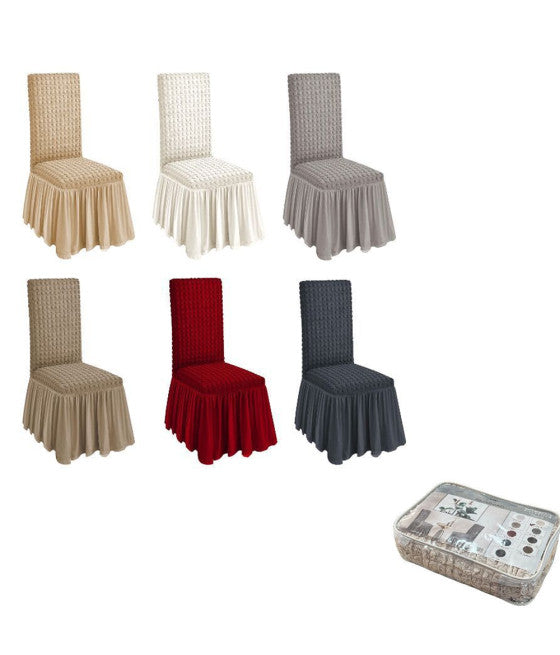 6 cojines grises cubren cojines con cordones almohadas para sillas acolchadas