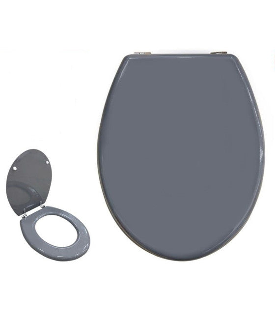 Cubiertas cubiertas de agua Asiento WC Baño Universal y bisagras Steel Lemure Look