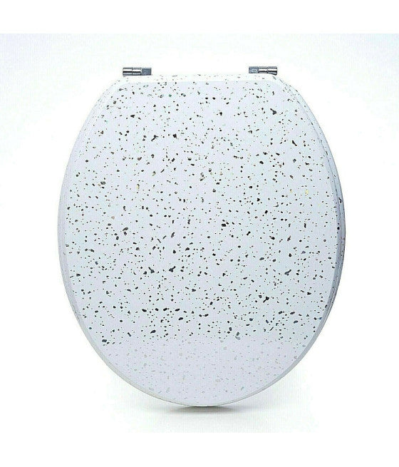 Cubiertas de aguas cubiertas Asiento WC Baño Universal Bates Hinges Steel New York