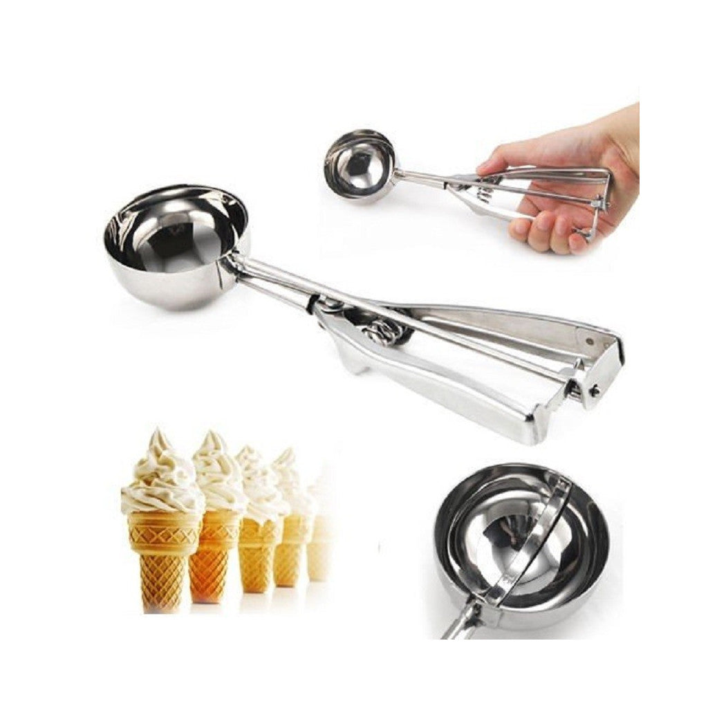 Cuchara de carga Frezer Doser Balls Spring helado 4 cm Esfera de acero